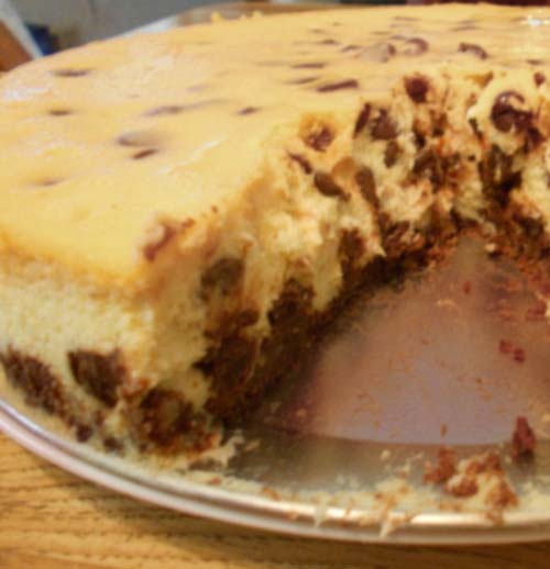 Delicious Chocolate Chip Cheesecake