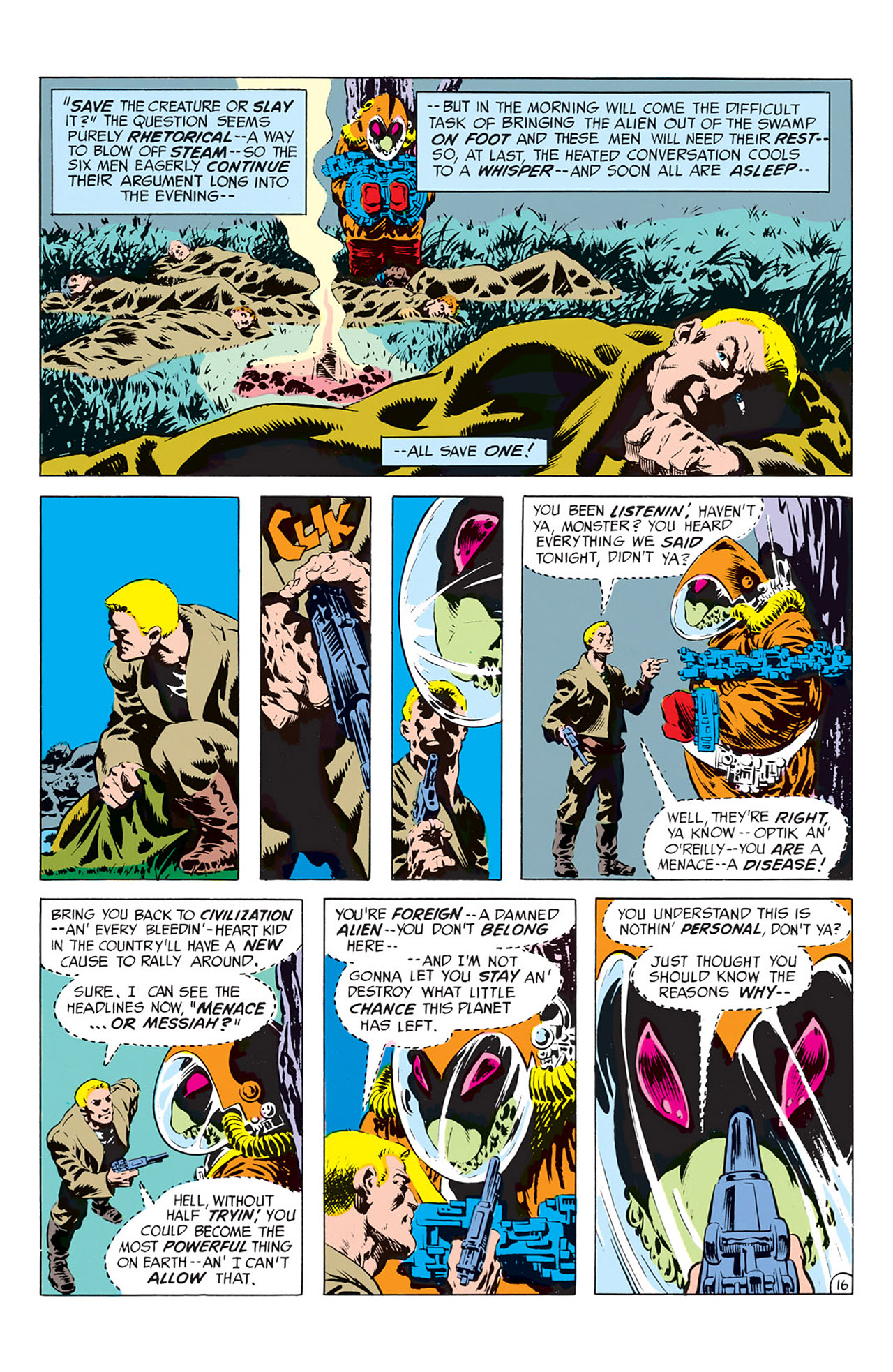 Read online Swamp Thing (1972) comic -  Issue #9 - 17