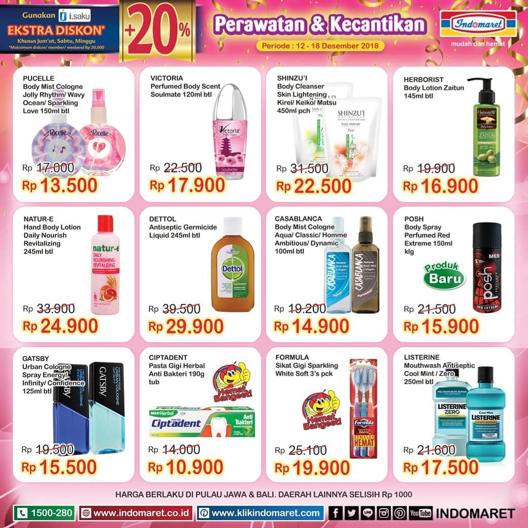 Indomaret - Promo Katalog Super Hemat Mingguan Periode 12 - 18 Desember 2018 Indomaret - Promo Katalog Super Hemat Mingguan Periode 12 - 18 Desember 2018