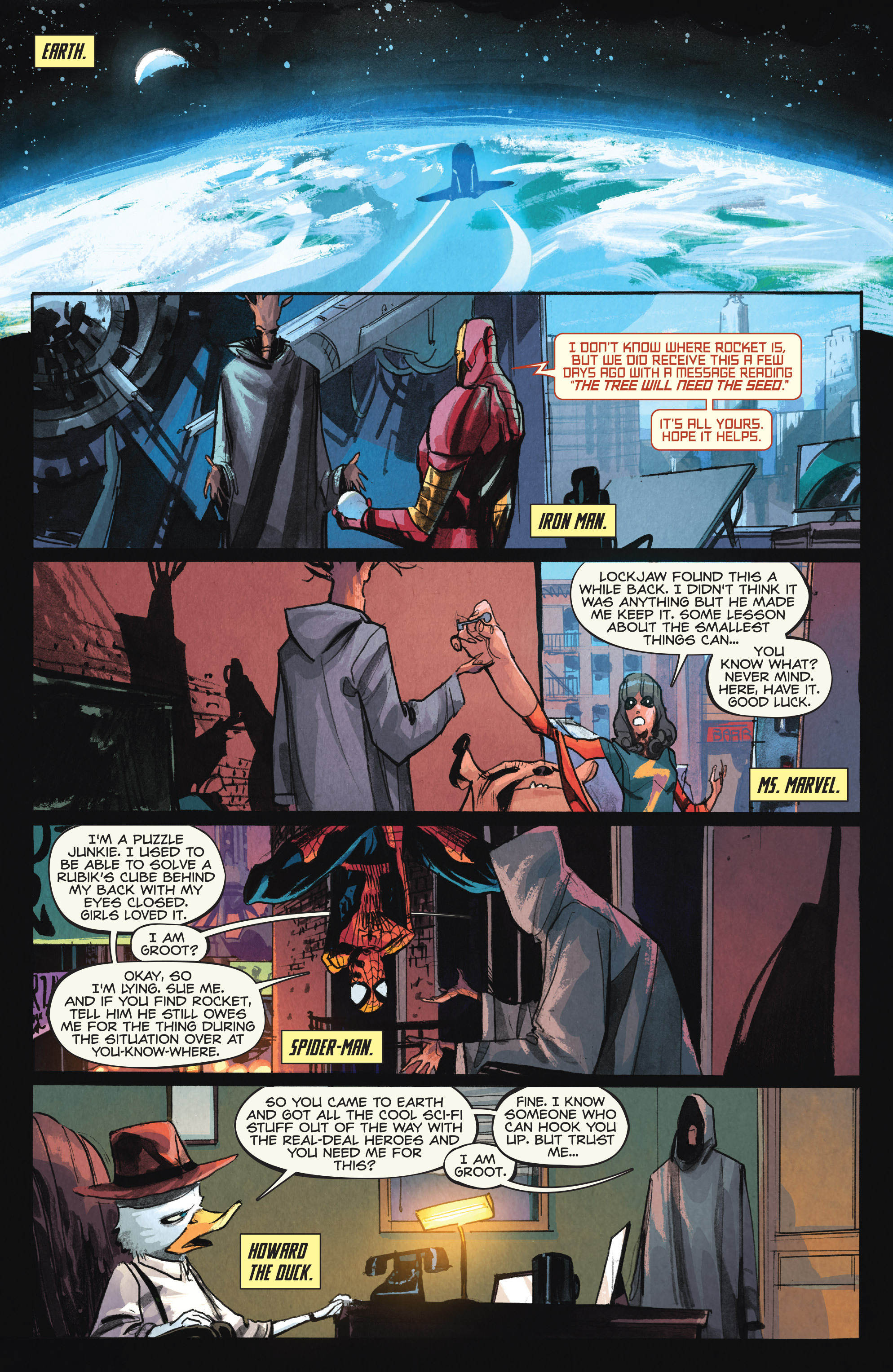 Read online Rocket Raccoon & Groot comic -  Issue #2 - 11