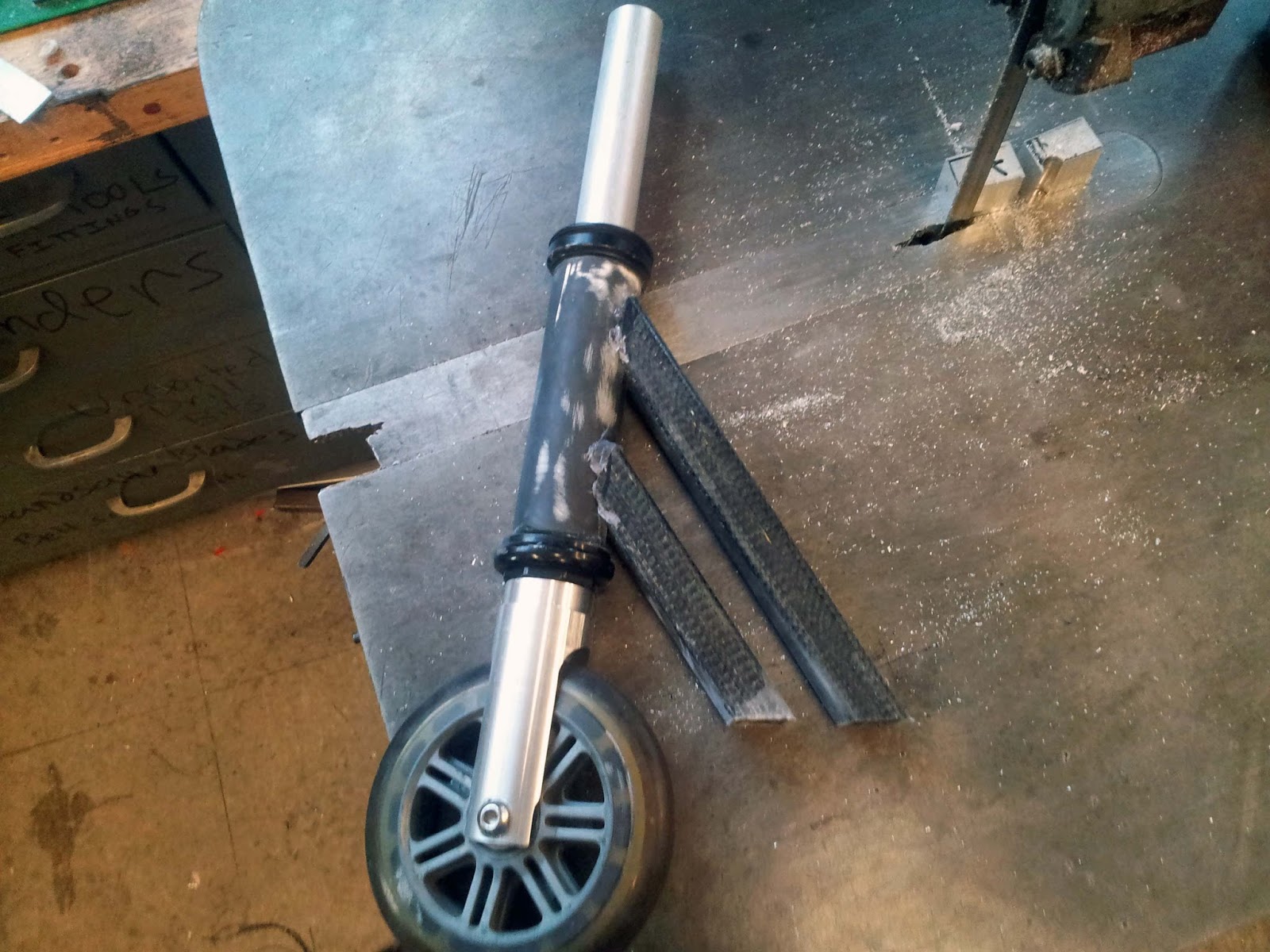 BuildIts in Progress Carbon Fiber Scooter