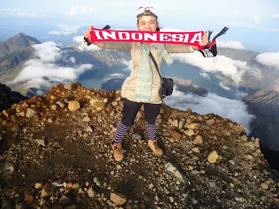 Summit Mount Rinjani 3726 meters