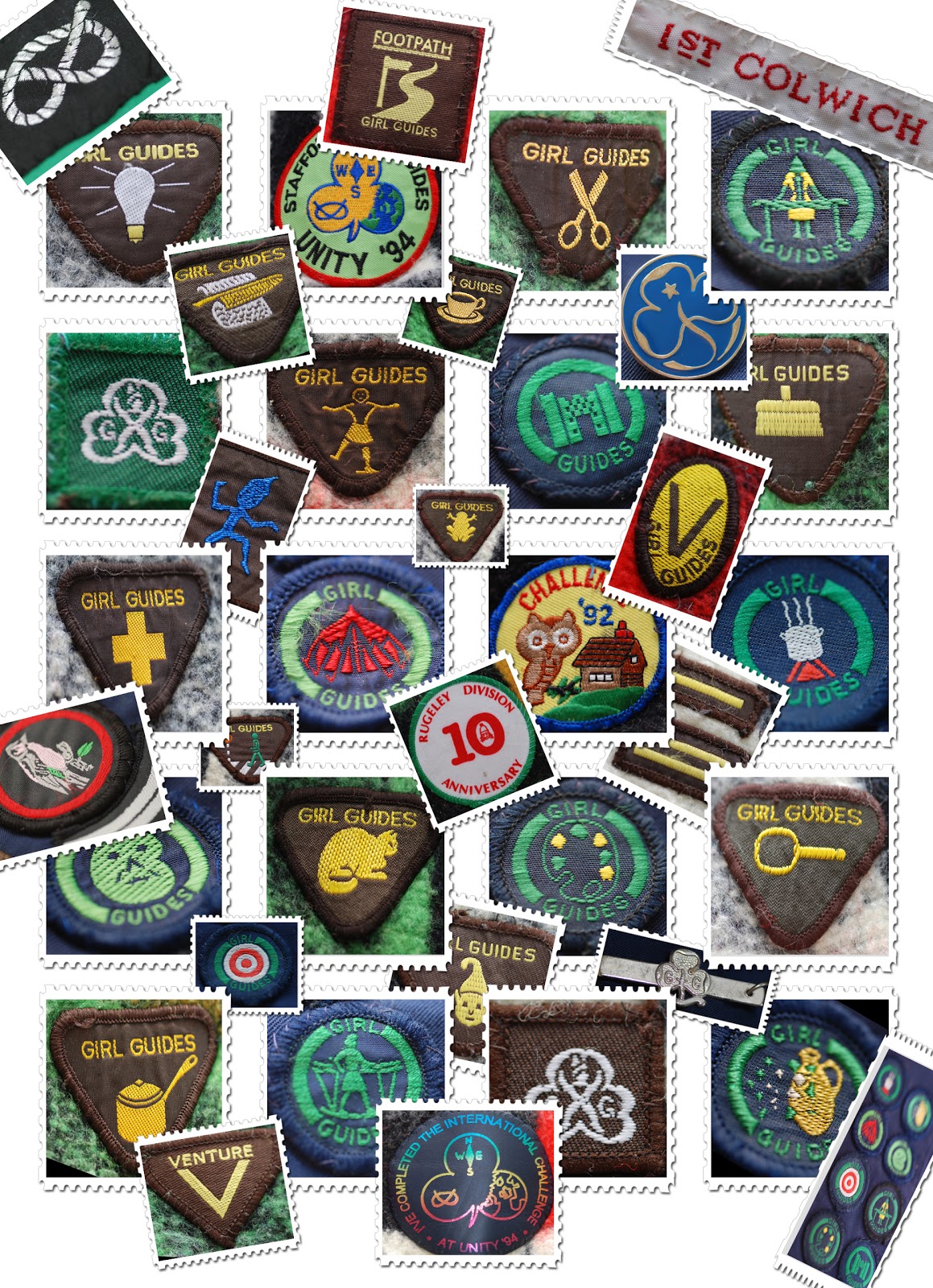 Thistles and Brownie Badges