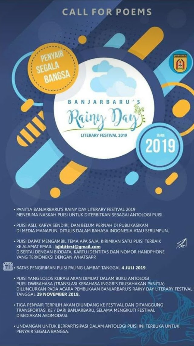 Banjarbaru: Rainy Day | Literasy Festival 2019