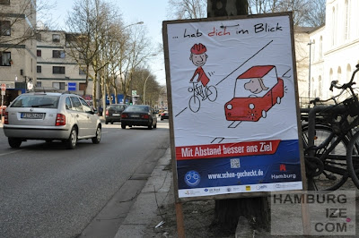 Plakat "hab dich im Blick" - Simon-von-Utrecht-Straße