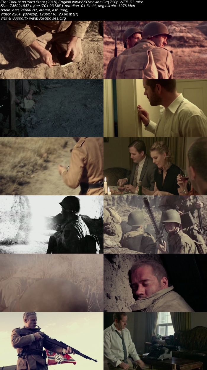 Thousand Yard Stare (2018) English 720p WEB-DL