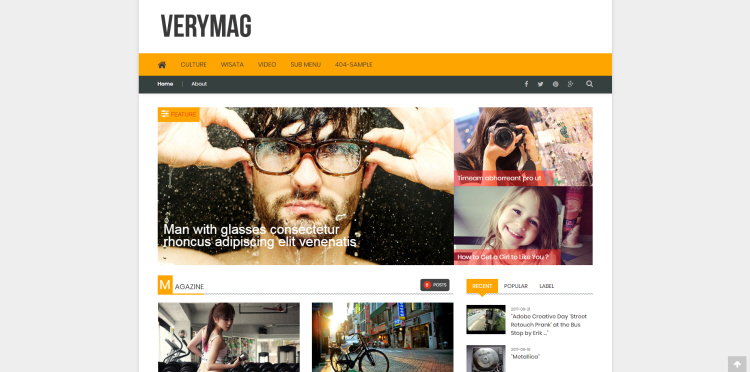 VeryMag blogger template