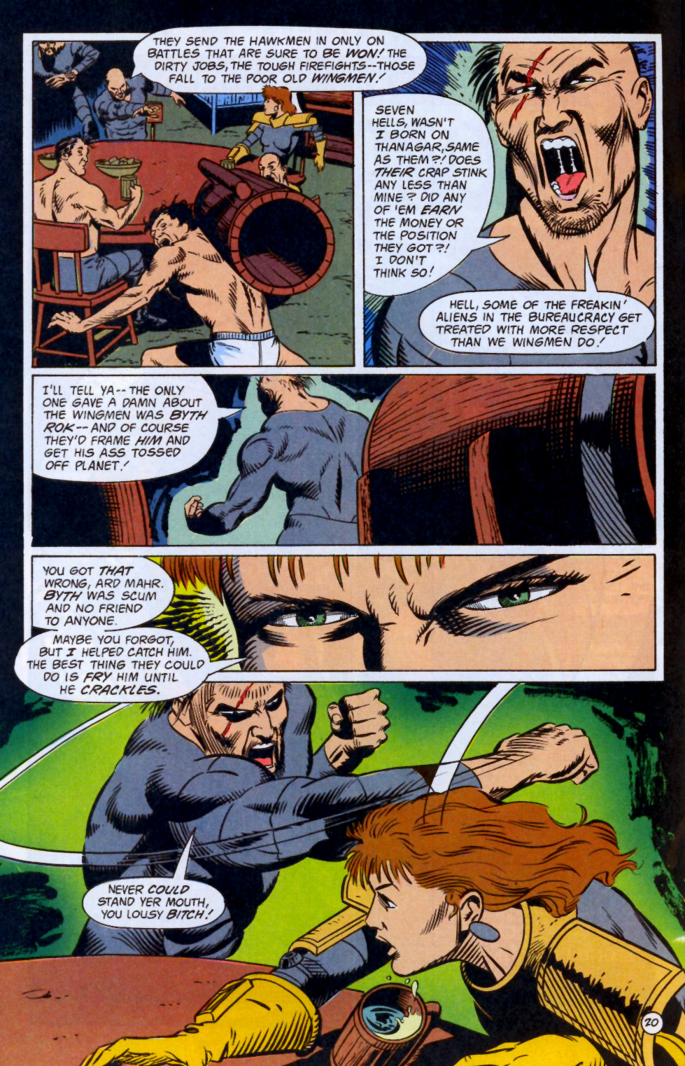Read online Hawkworld (1990) comic -  Issue #21 - 20