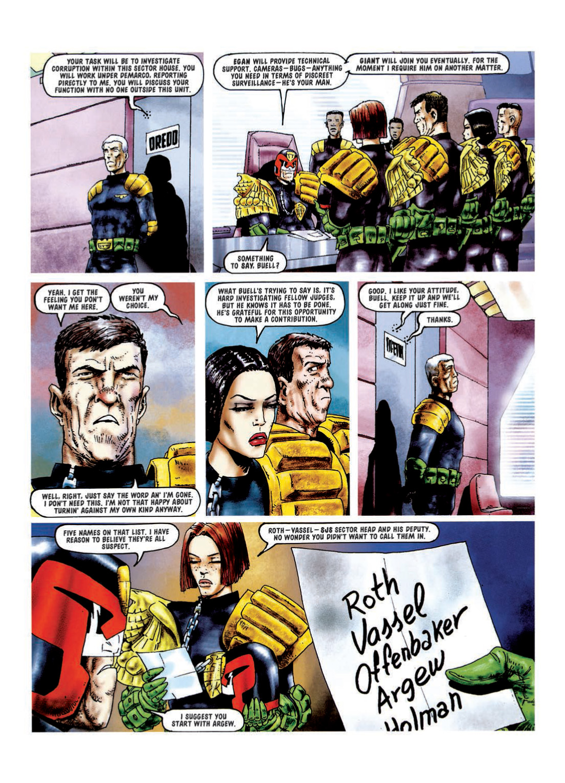 Read online Judge Dredd: The Complete Case Files comic -  Issue # TPB 24 - 134