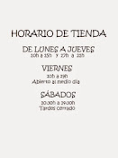 Horario de tienda