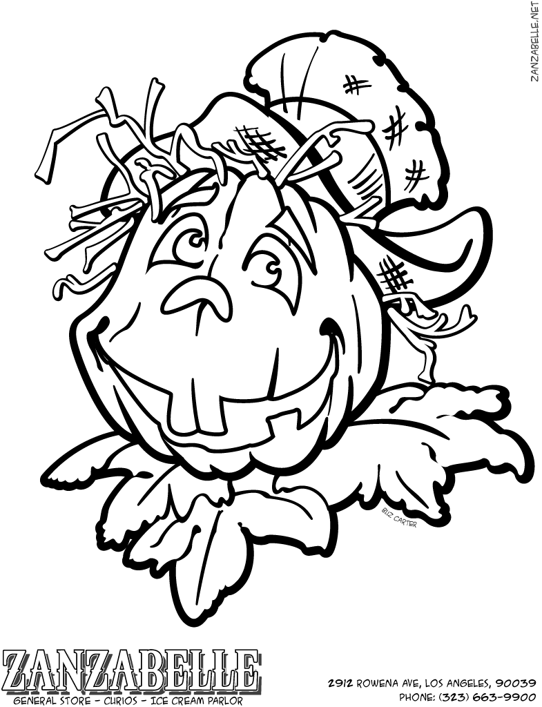 The 11 Halloween Pumpkin Coloring Pages >> Disney Coloring ...