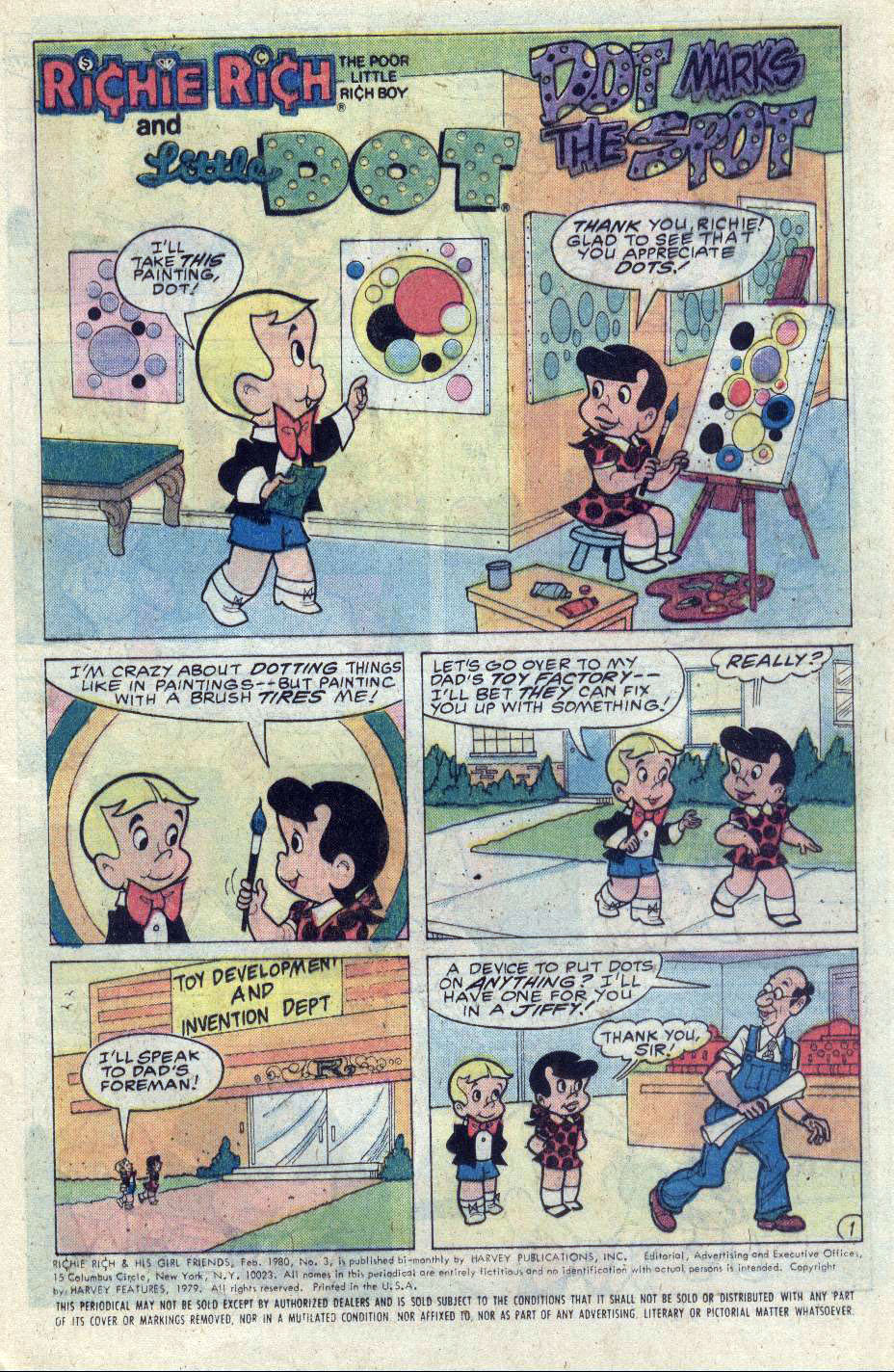 Read online Richie Rich & His Girl Friends comic -  Issue #3 - 5