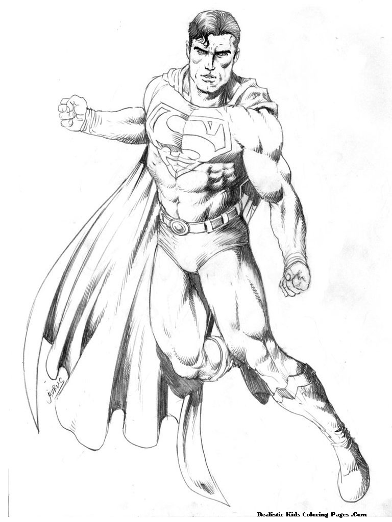 man of steel coloring pages - photo #10