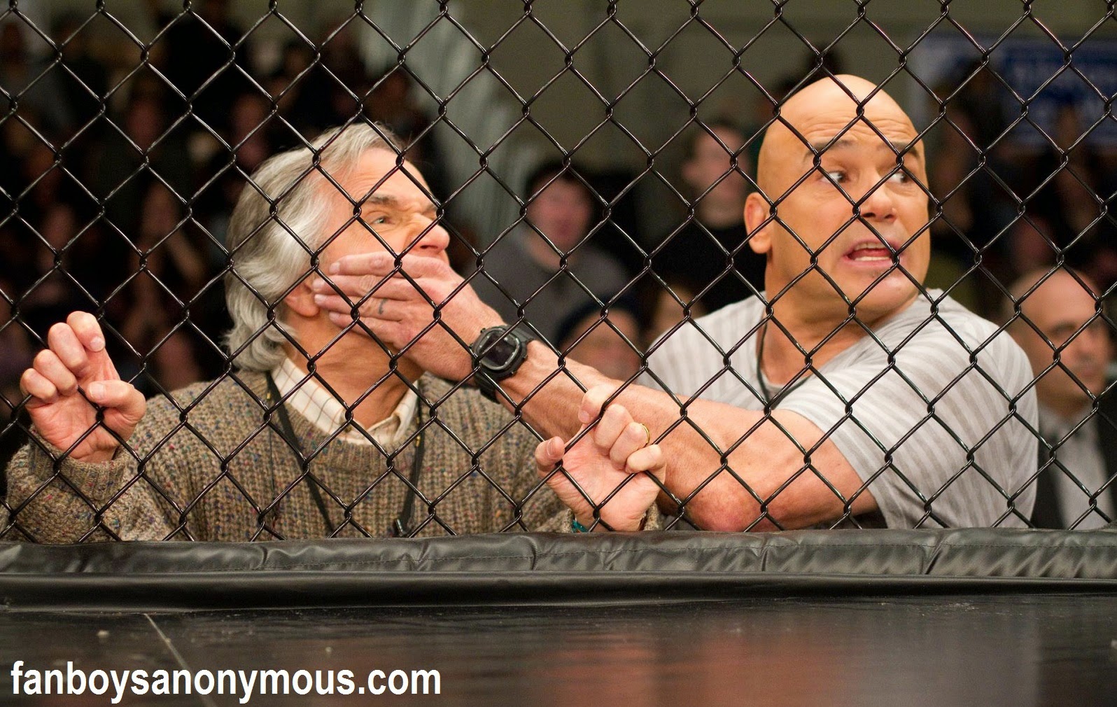 Dutch retired MMA champion Bas Rutten acting as coach in Kevin James MMA comedy