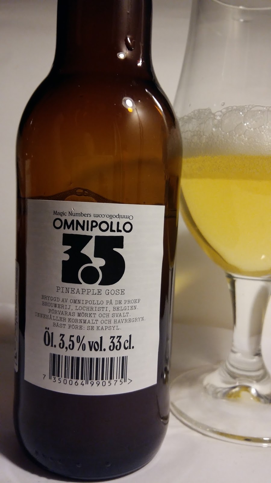 Gambrinuse õllepäevik Magic 3.5 Pineapple Gose