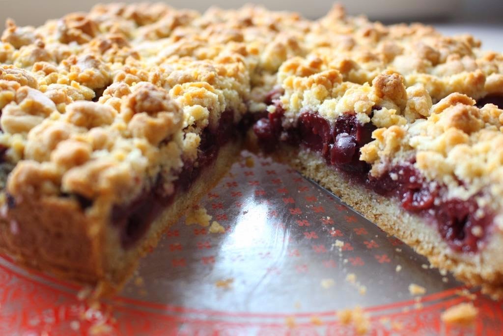 Wollzeitmama: Kirsch-Streusel-Kuchen