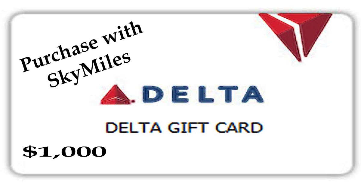laptoptravel Delta Air Lines Now Allows Purchase of Gift Card Using