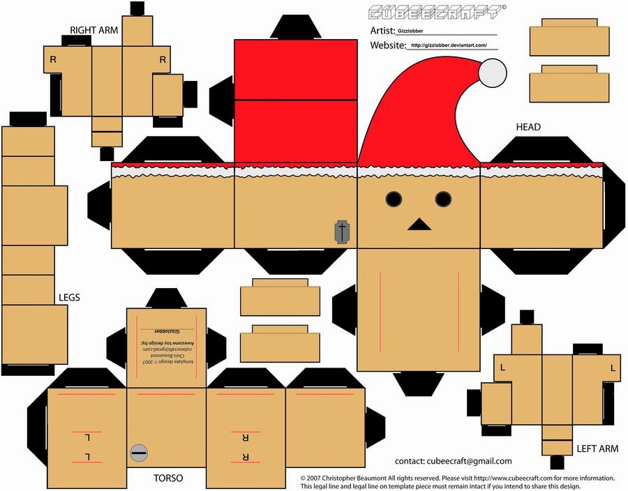 Робот из картона своими руками схема