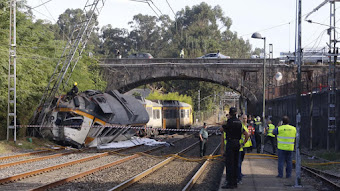 Nuevo Accidente Ferroviario mortal en Galicia. Al menos 4 fallecidos y 50 heridos