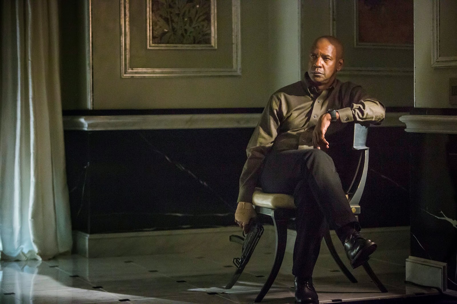 First Images and Poster for THE EQUALIZER Starring Denzel Washington and Chloë Moretz The