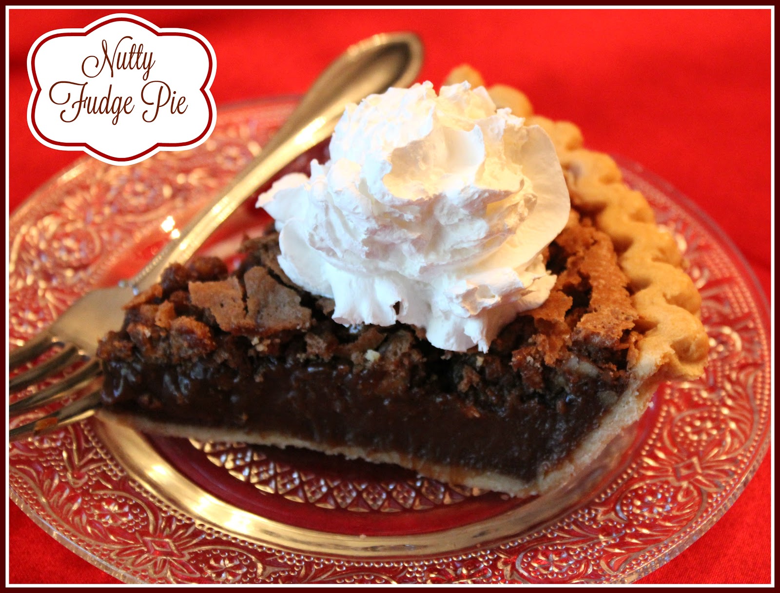 Sweet Tea and Cornbread Nutty Fudge Pie!