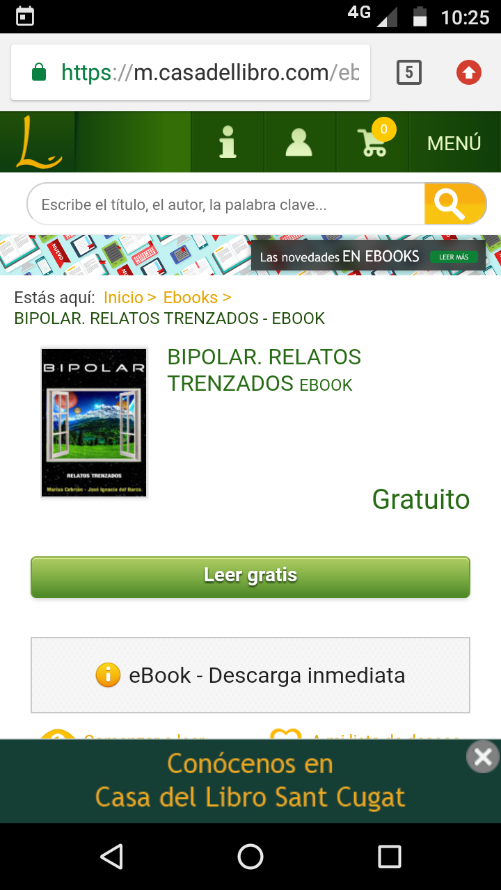 Ebook: Bipolar. Relatos trenzados.