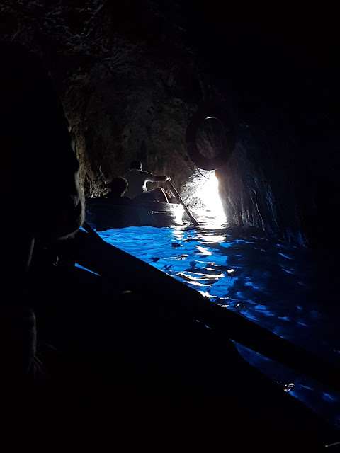 INSIDE THE BLUE GROTTO