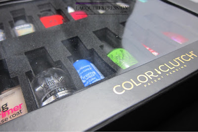 review of the Color Clutch nail polish storage case in black