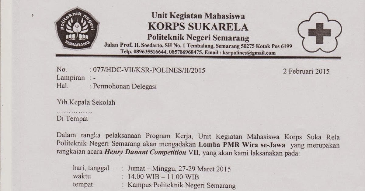 Contoh Surat Pengajuan Donor Darah Ke Pmi - Kumpulan Surat Penting