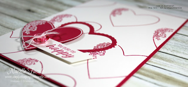 Show someone how much you care with a cute card made using the gorgeous All My Love Product Suite - see the complete range here - http://bit.ly/AllMyLoveSuite