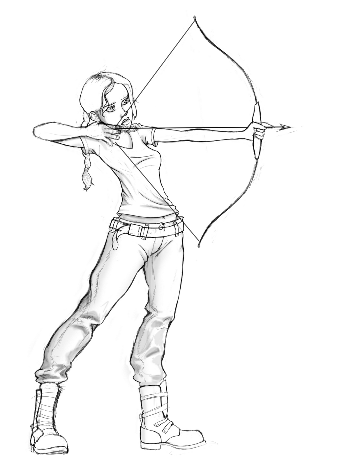 Katniss Everdeen Coloring Coloring Coloring Pages