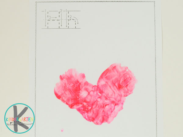 heart alphabet craft for kids