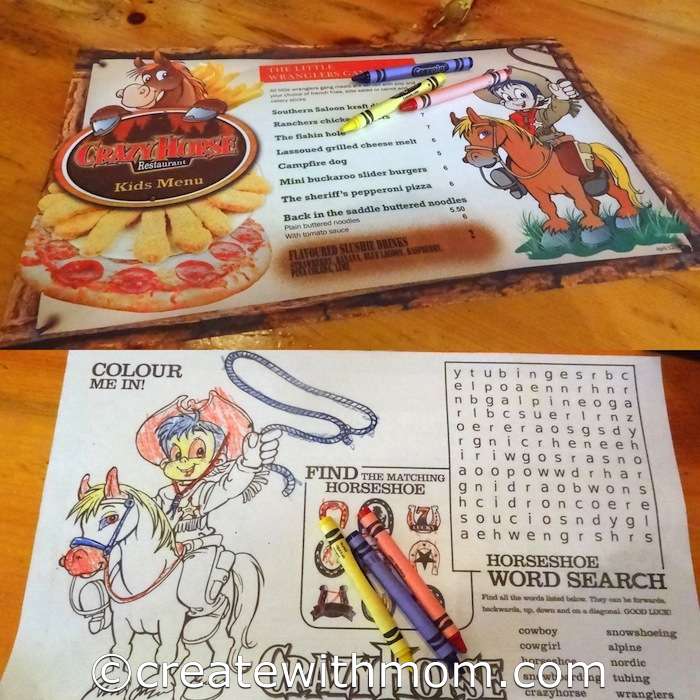 Create With Mom Crazy Horse at Horseshoe Resort Satisfied Our Hunger and Tastebuds