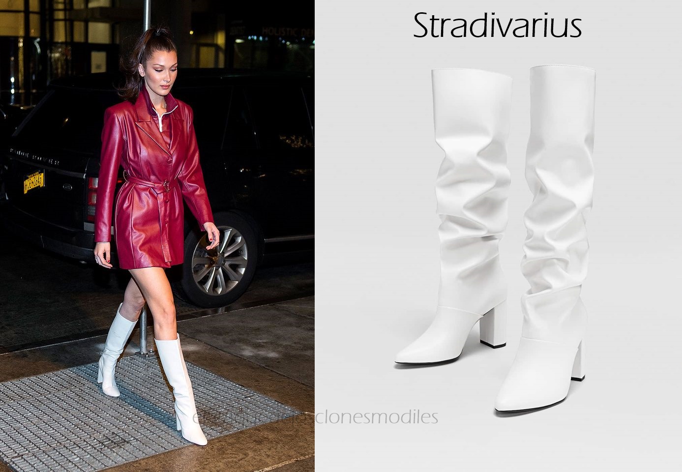 botas altas stradivarius