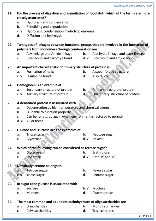 Characteristics of biomolecules image