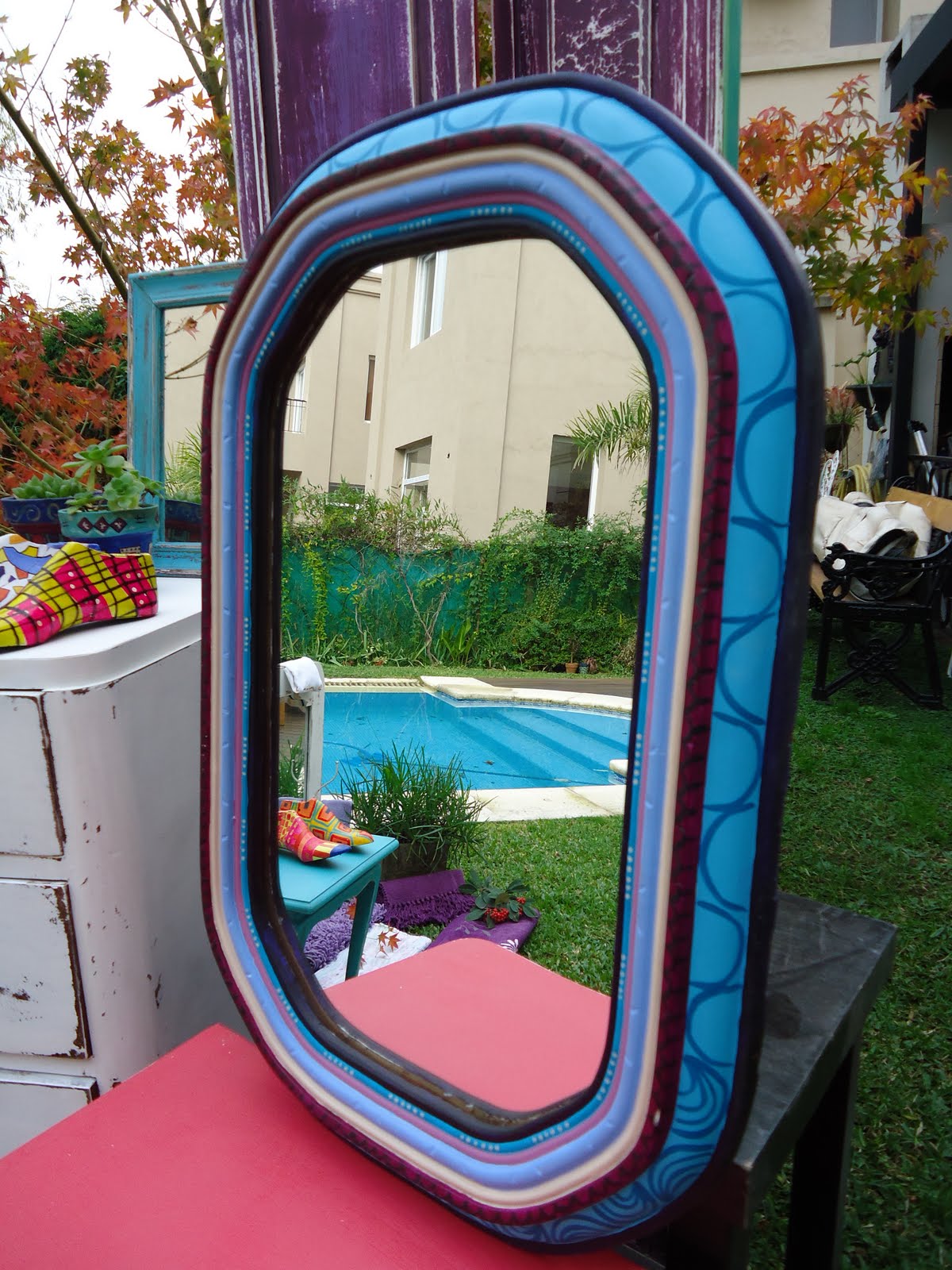 +VINTOUCH+ MUEBLES ,RECICLADOS ,PINTADOS A MANO : ESPEJOS ANTIGUOS