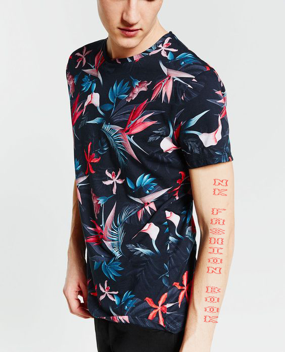 Flower All Over Shirt For Men's This Summer 2016 | Nk Fashion Book