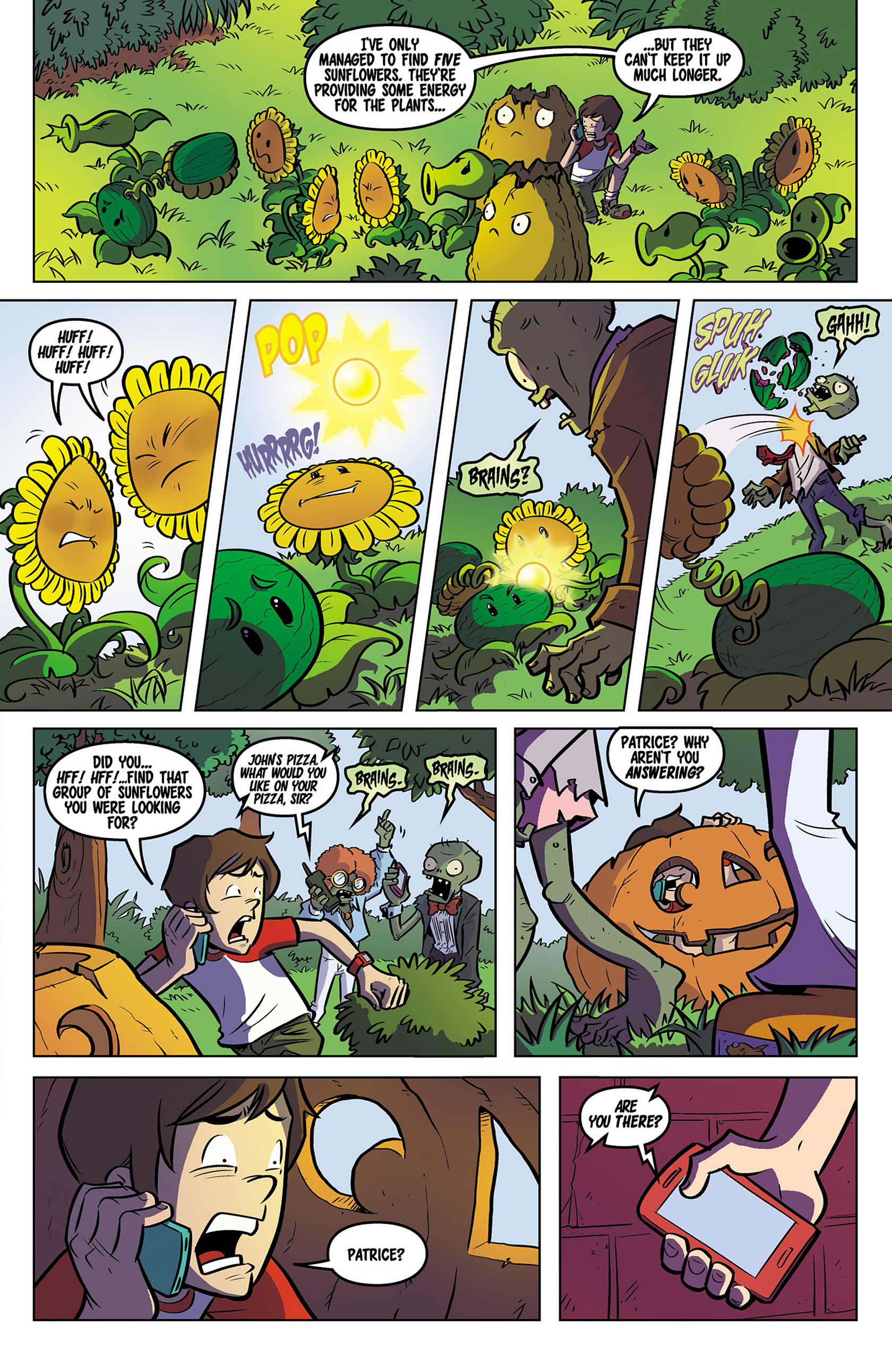 Read online Plants vs. Zombies: Lawnmageddon comic -  Issue #3 - 5