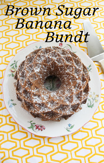 Food Lust People Love: This delectable Brown Sugar Banana Bundt Cake also boasts browned butter in the batter! If you've never tried browned butter in a cake, prepare yourself. You are about to fall in love with the rich flavor it adds.
