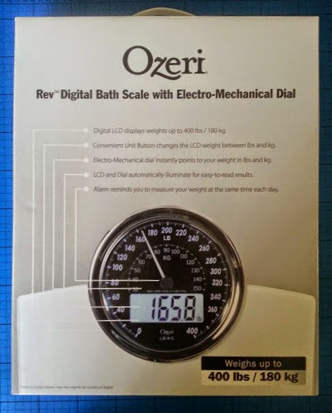 Ozeri Rev 400 lbs. Digital Bathroom Scale with Electro-Mechanical