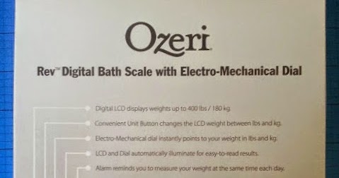  Ozeri Rev Digital Bathroom Scale with Electro-Mechanical Weight  Dial and 50 gram Sensor Technology (0.1 lbs / 0.05 kg), White : Health &  Personal Care