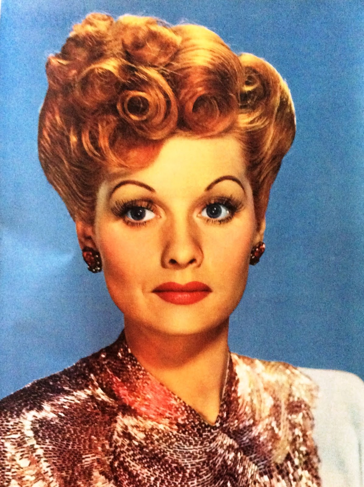 lucille ball natural hair color