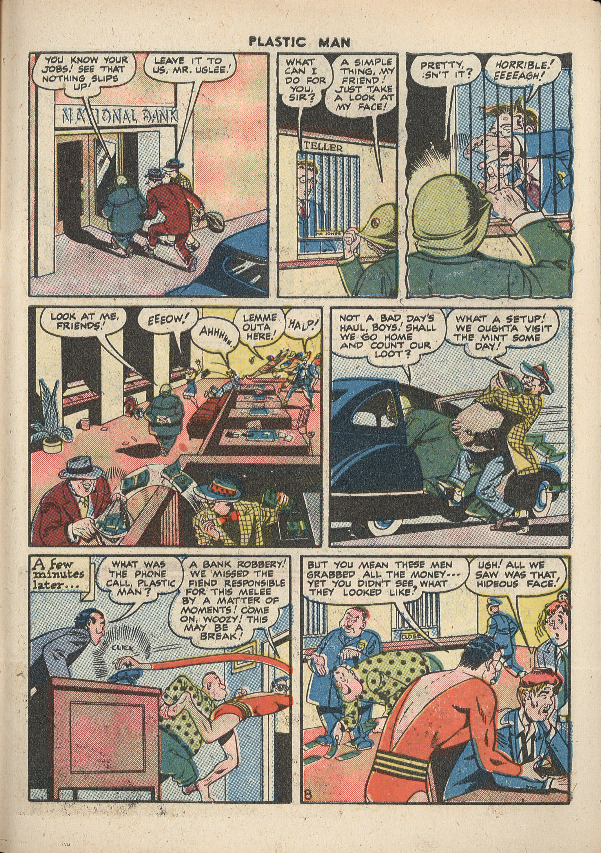 Read online Plastic Man (1943) comic -  Issue #8 - 43
