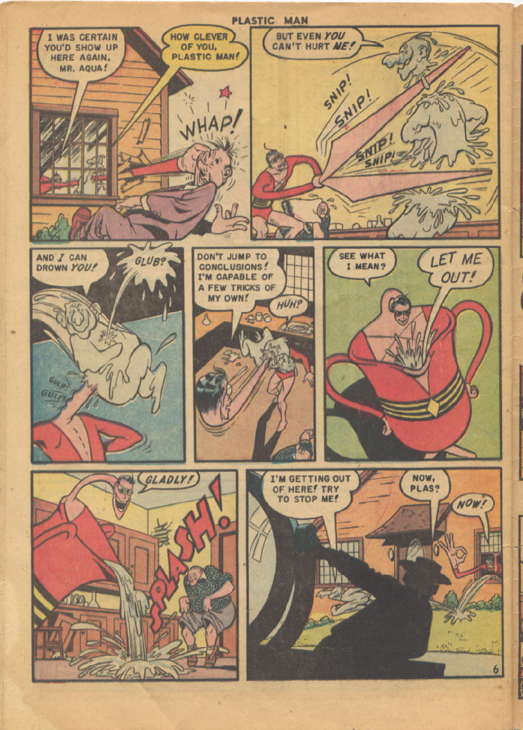 Read online Plastic Man (1943) comic -  Issue #25 - 30