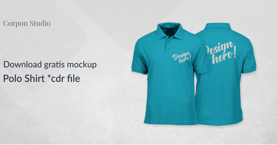 Download Download Mockup Polo Shirt Cdr Version Jago Desain Free Mockups