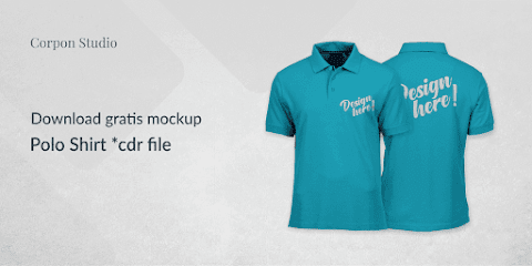 Download Mockup Polo Shirt CDR Version