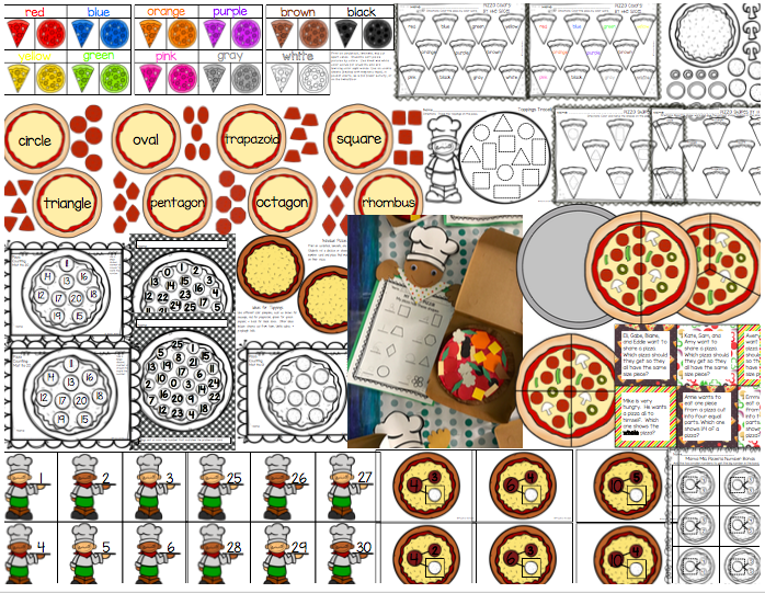 Preschool Wonders Pizza, Pizza! Pizza Theme Activities!
