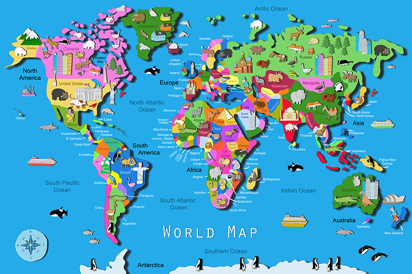 its-s-a-jungle-in-here-kids-world-map