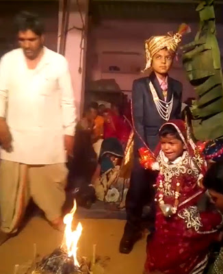Video: Child brides break down in tears after being forced to marry