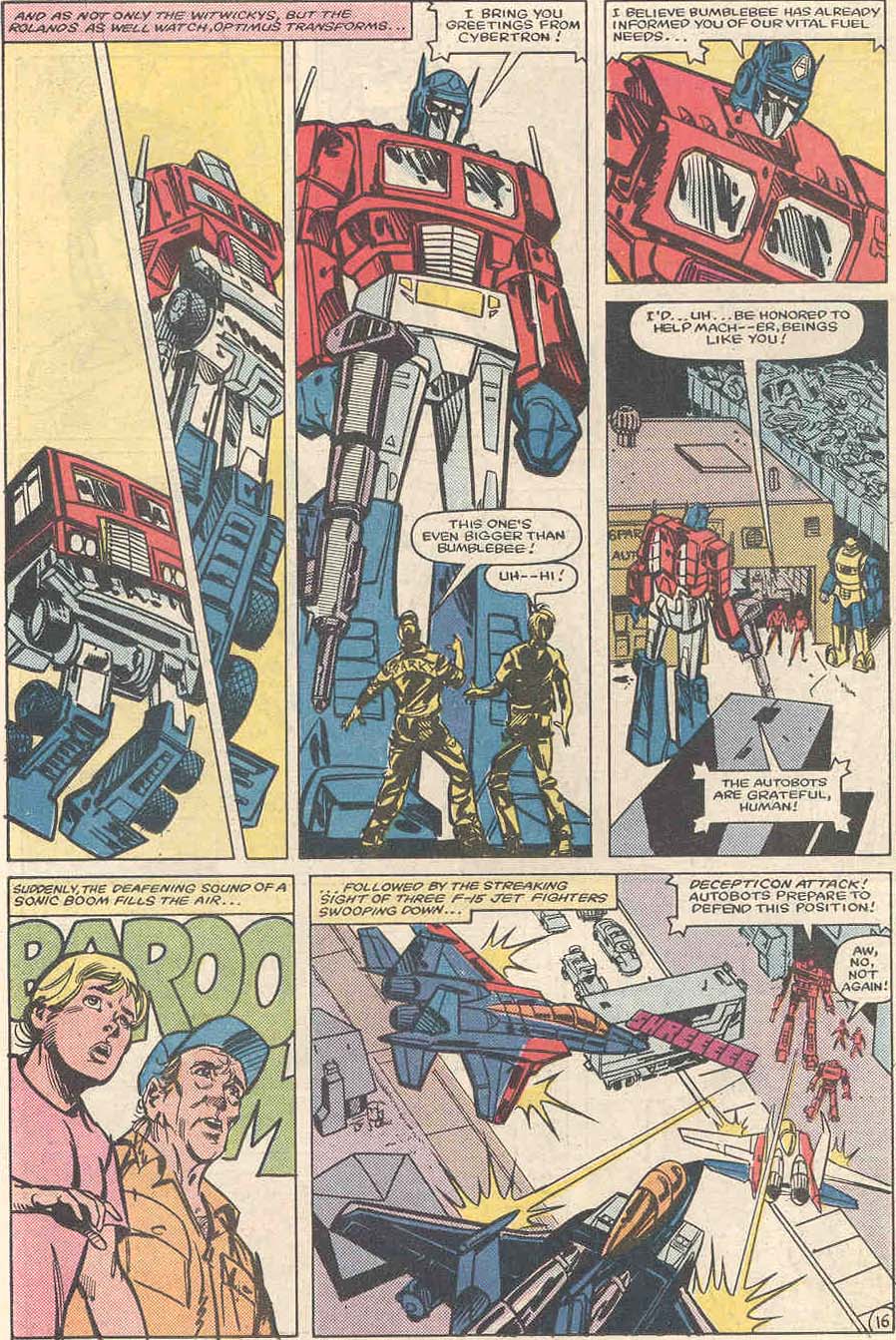 Read online The Transformers (1984) comic -  Issue #2 - 17